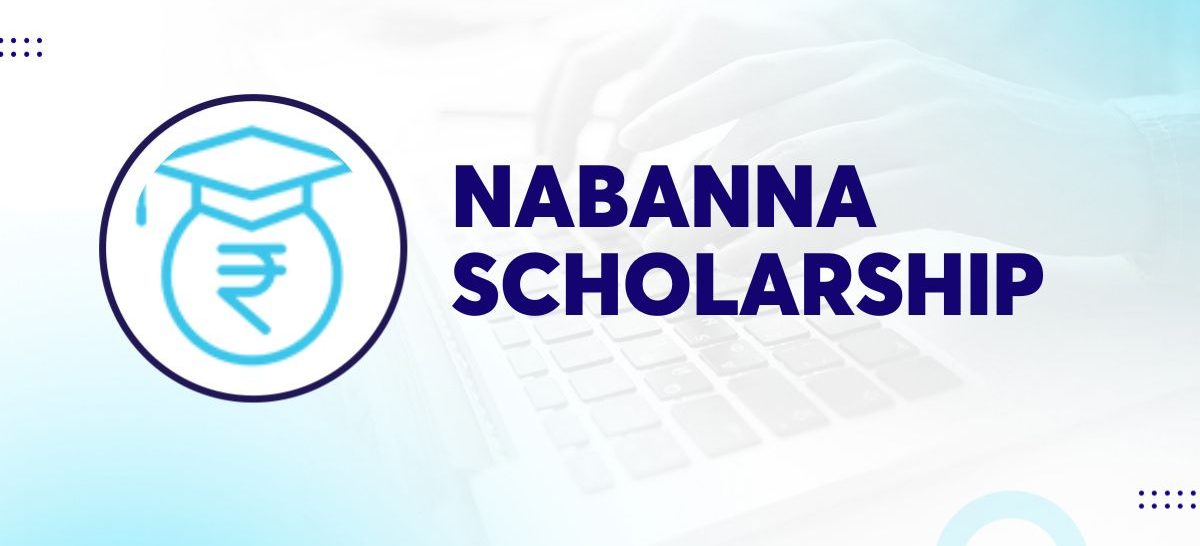 A scholarship application form with fields for personal information, academic history, essay responses, Students receiving scholarship awards on stage during a ceremony, holding certificates and smiling,nabanna-scholarship