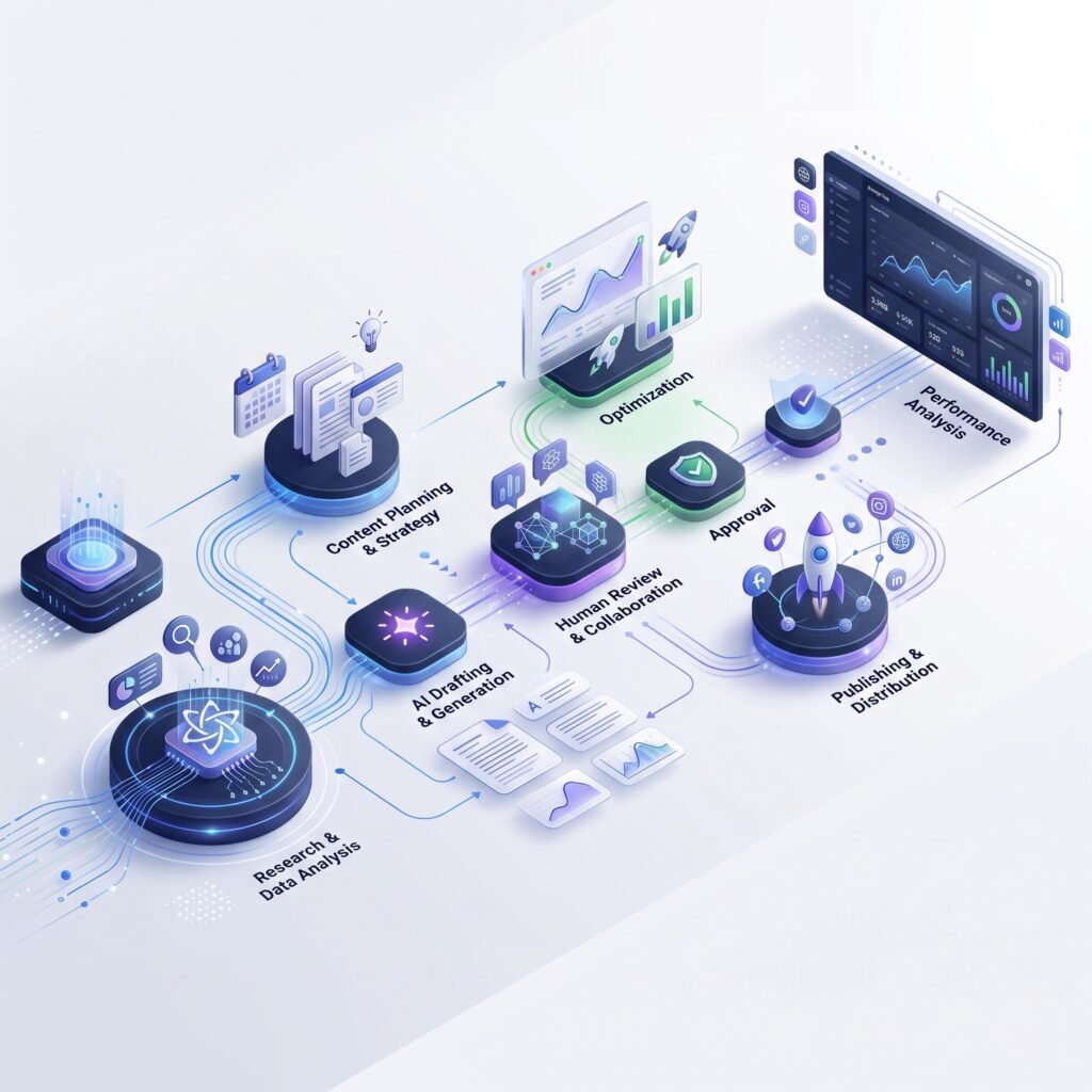 AI content operations and automation services by D365A