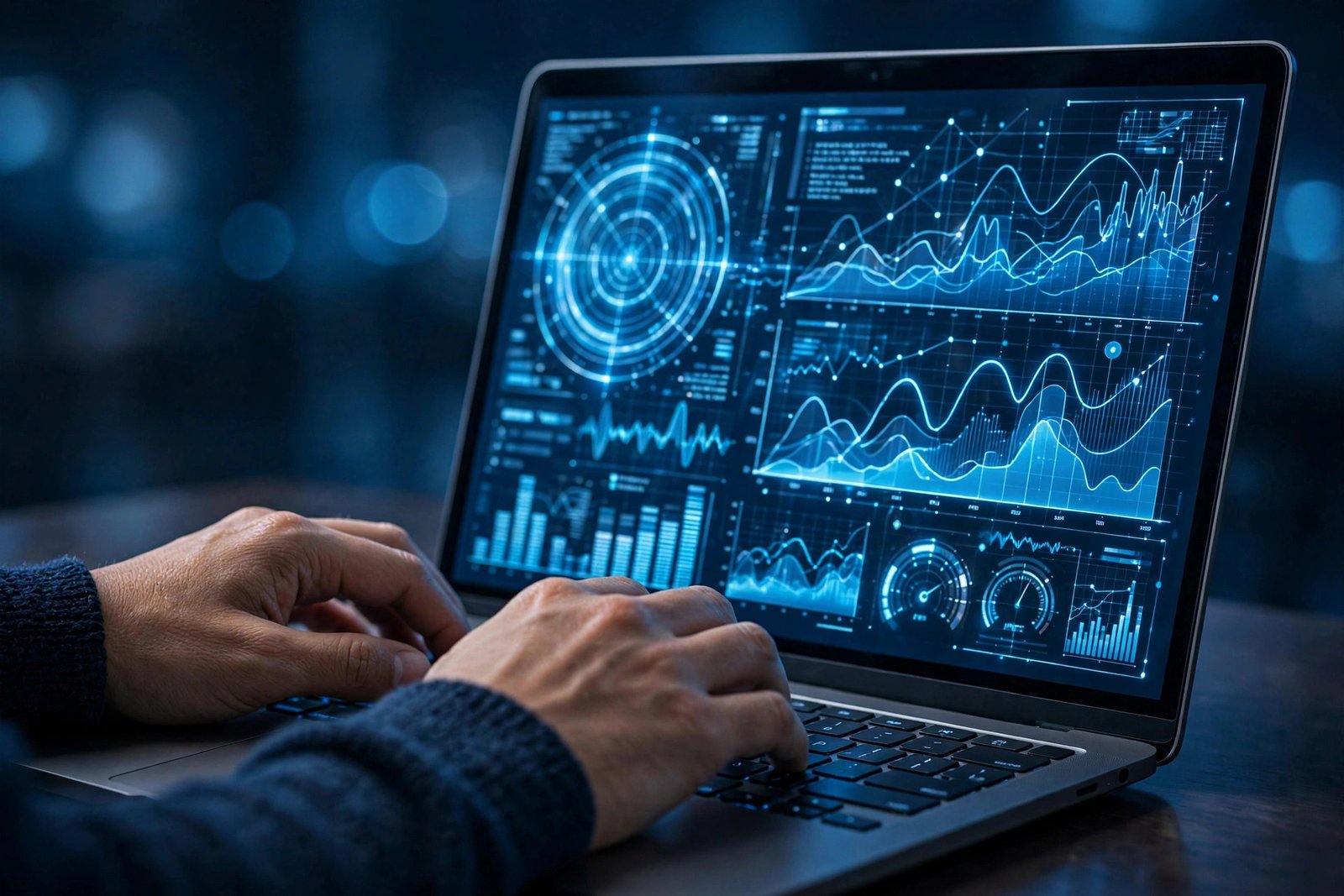 best VPN services 2026 speed test on laptop with performance dashboard
